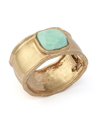 Turquoise Stone Bangle Bracelet