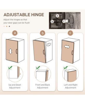 64" Freesding Kitchen Pantry Food Storage Cabinet w/ Shelves,