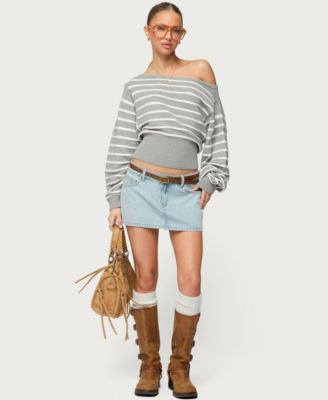 Women's Mika Off Shoulder Oversized Sweater