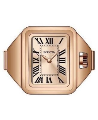 Women's 49896 Mini Quartz PC10 Dial Ring Watch