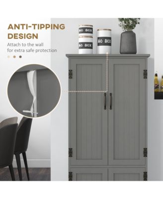 48.5" Kitchen Pantry, Storage Cabinet, Cupboard Organizer,