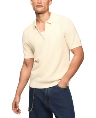 Men's Quarter-Zip Polo Sweater