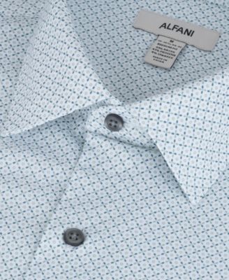 Men's Regular Fit Micro Dot Dress Shirt