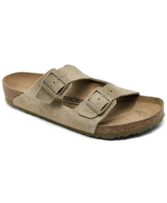 Men's Arizona Suede Leather Soft Footbed Sandals from Finish Line