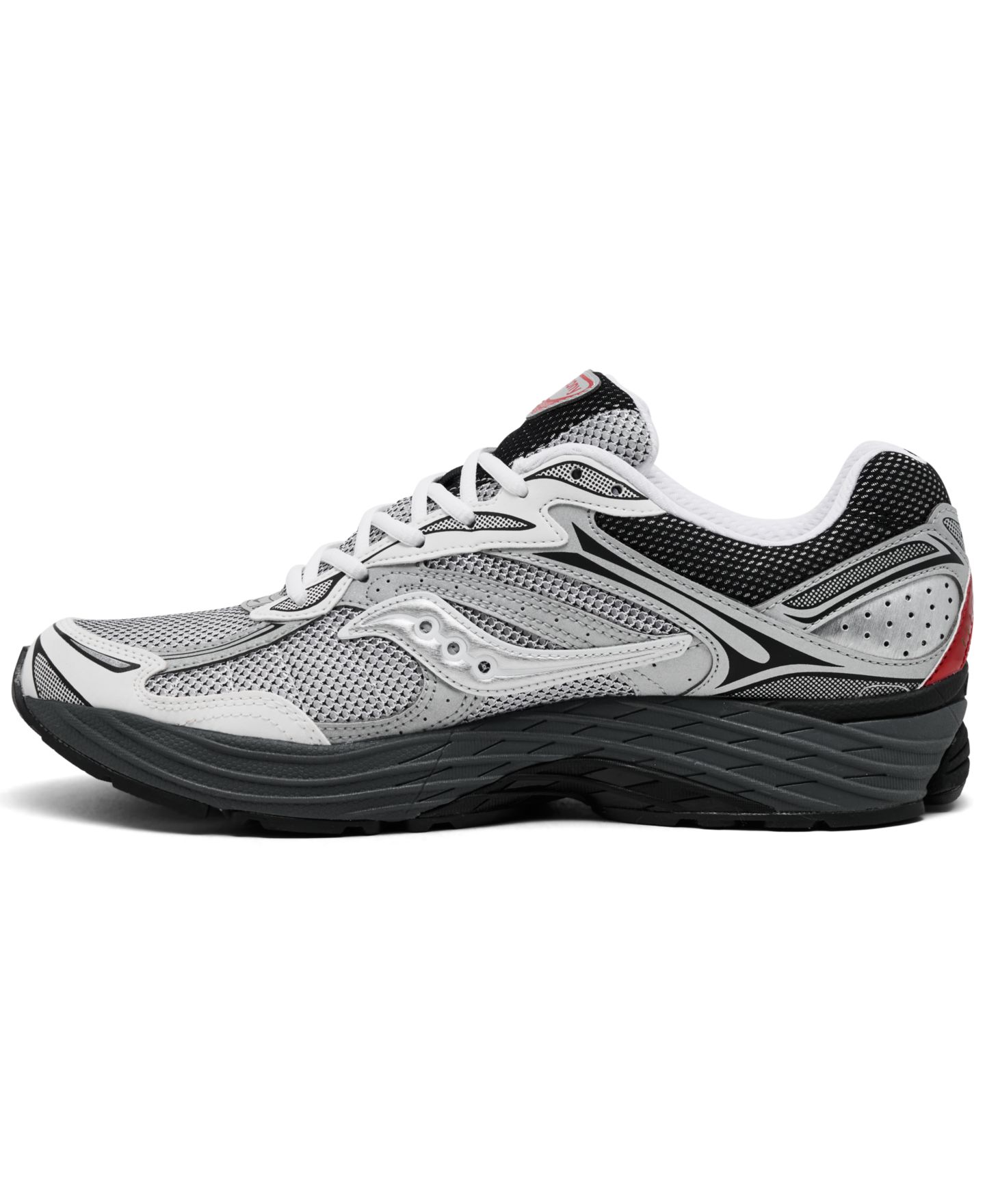 Повседневные кроссовки Saucony ProGrid Omni 9, цвет: Белый / Малиновый — фото 3