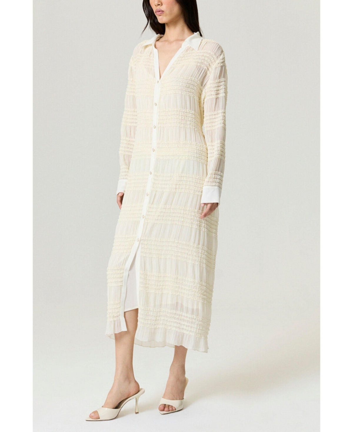 Nocturne Women's Ruffle Detailed Maxi Dress