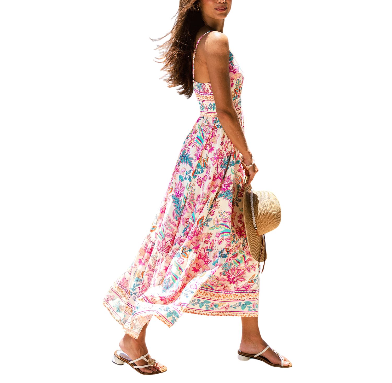 Women's Cherubim Paisley Maxi Beach Dress