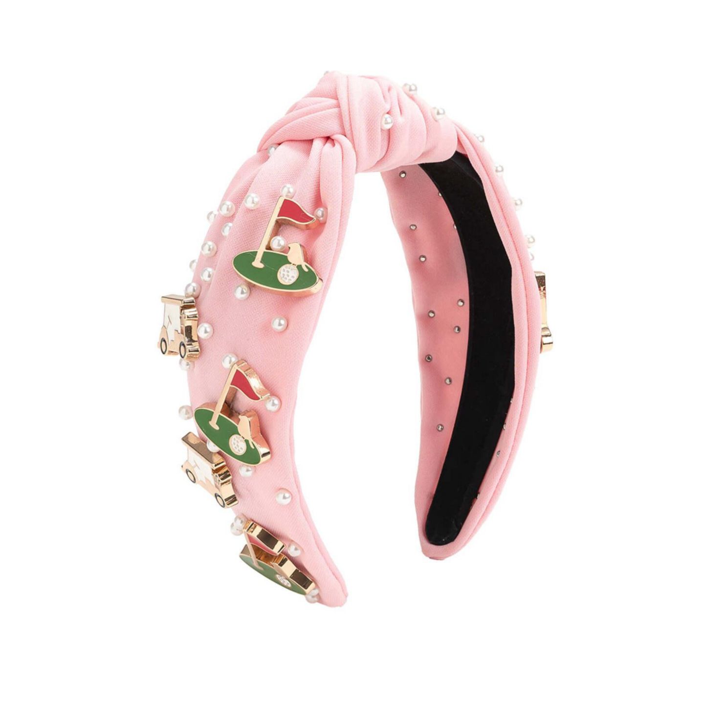 Аксессуары для волос Sweet Wink Golf Gemstone Headband для девочек, цвет: Пудровый розовый — фото 1