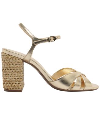 Women's Keefa Raffia High Block Dress Sandals