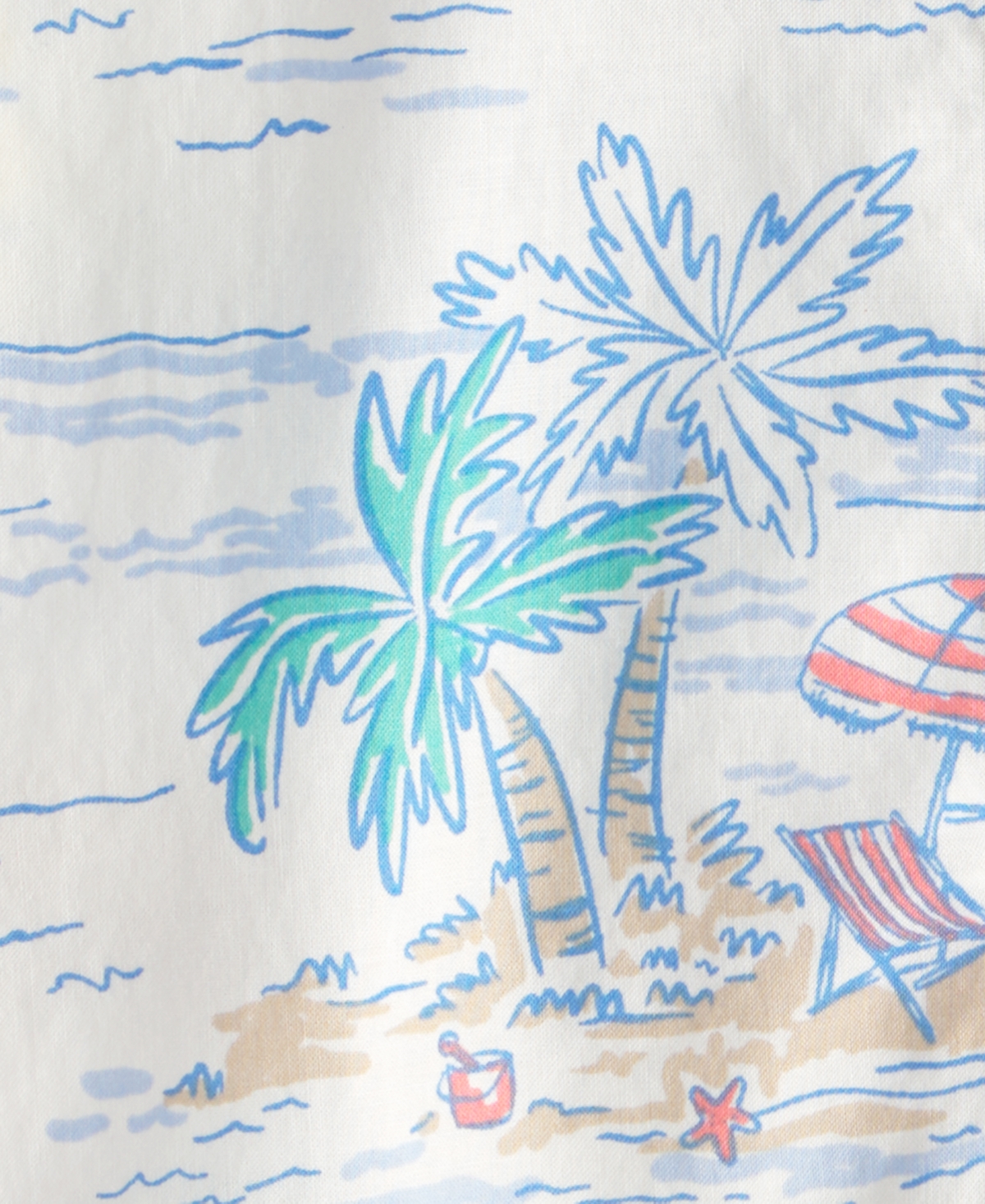 Carter's Baby Boys' Tropical Beach Short-Sleeve Romper