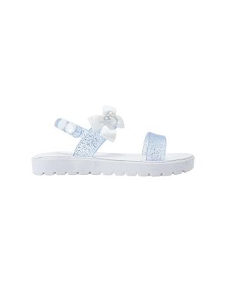 Toddler PCU Sandal with Bow and Heart Charm