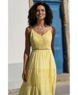 Women's Gold Fit & Flare Dresses | Macy's