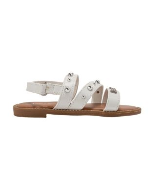 Girls fashion Sandals with Dome Stud Logo hw