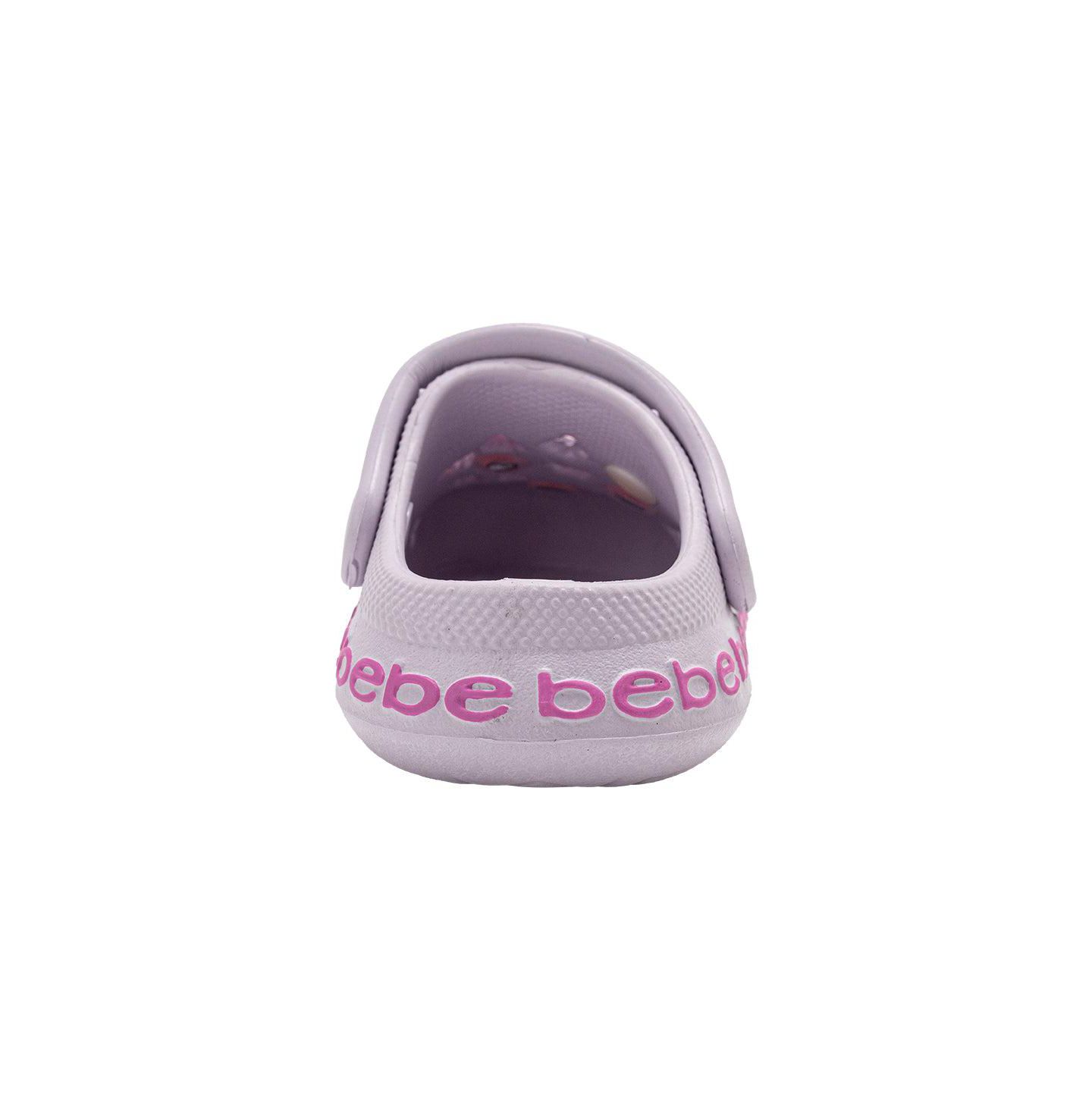 Сабо Bebe Lightweight EVA Clogs - Slip - On Comfy Shoes with Sea Life Charms для девочек, цвет: Лавандовый — фото 3
