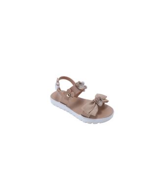 Toddler PCU Sandal with Bow and Charms