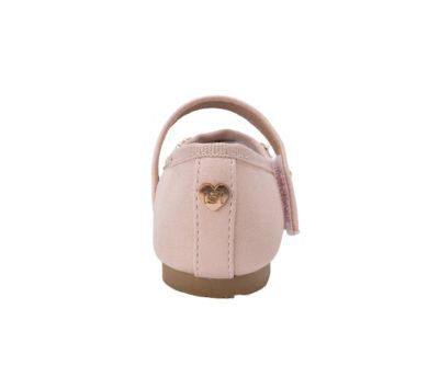 Toddler Shimmer PU Flats - Dressy and Comfortable Shoes with Charm Accents