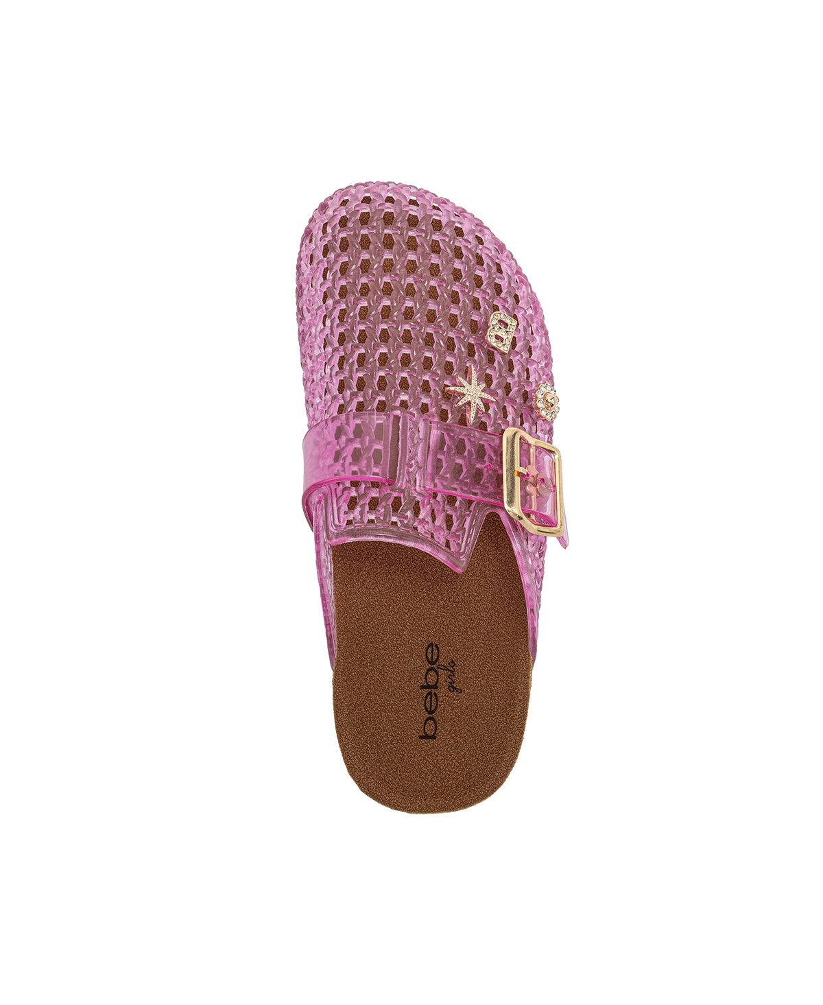 Bebe Girls Footbed Jelly Clogs