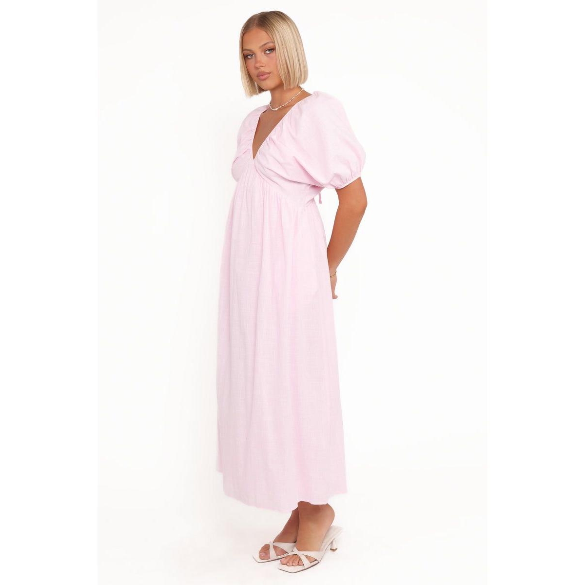 Petal and Pup Women's Sullivan Puff Sleeve Maxi Dress