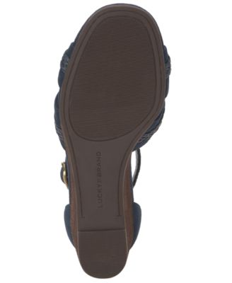 Women's Jaelah Criss-Cross Braided Wedge Sandals