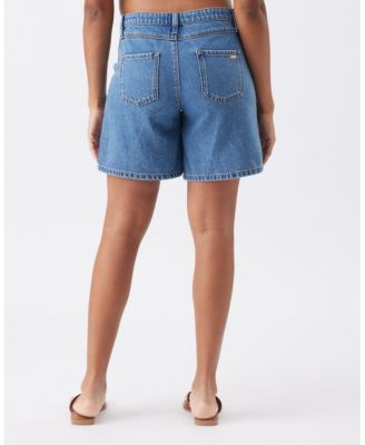 Maternity Ripe Dion Denim Short Classic Wash