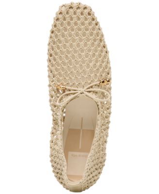 Women's Kaylyn Bow Tie Knit Slip-On Ballet Flats