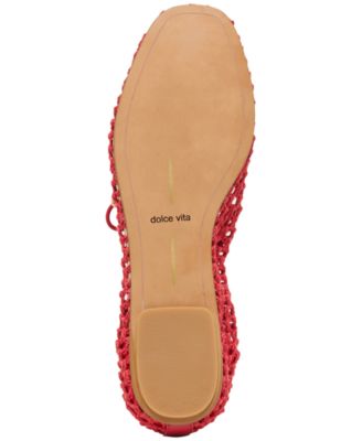 Women's Kaylyn Bow Tie Knit Slip-On Ballet Flats