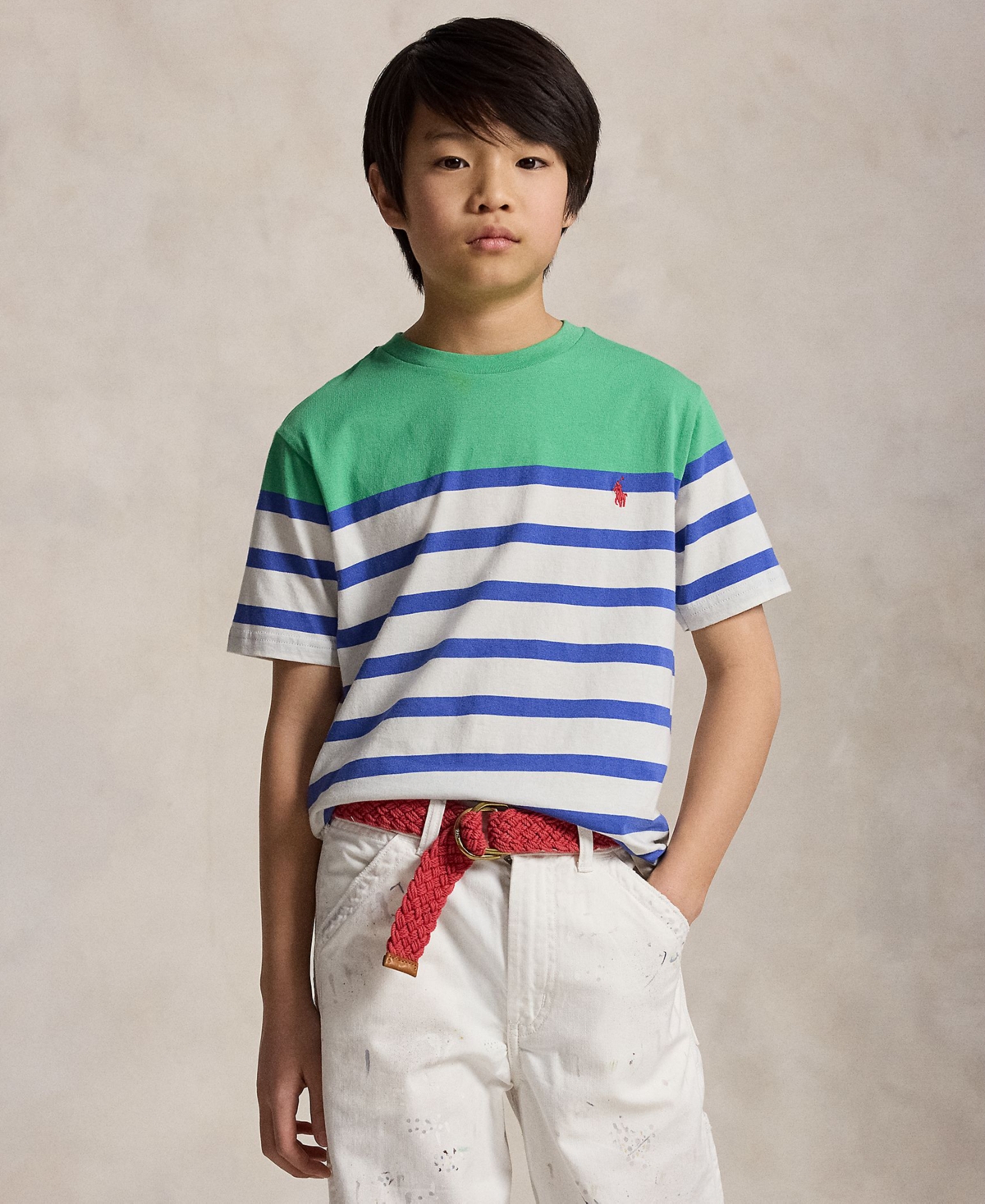 Polo Ralph Lauren Boys' 8-20 Crewneck T-Shirt