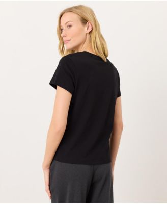 Women's Organic Cotton Essential V-Neck Tee