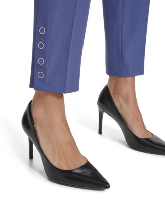 Women's Mid-Rise Slim-Leg Pants