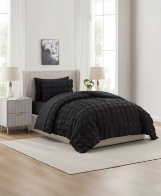 Luxury Soft Seersucker Design 5-Pc. Comforter Set, Twin/Twin XL