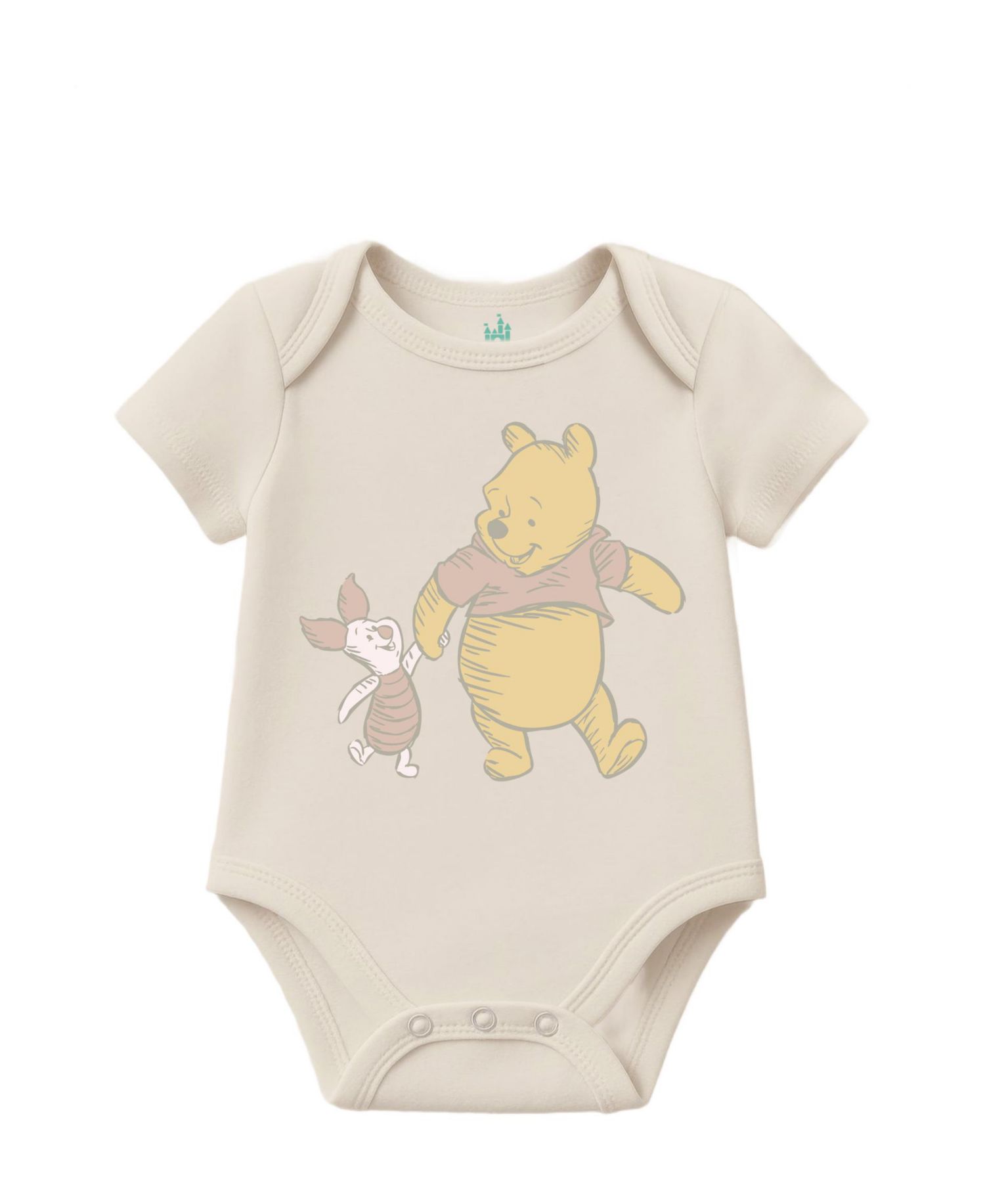 Baby Boys' or Baby Girls' Winnie the Pooh Short-Sleeve Bodysuit, Pants and Hat, 5-Piece Set