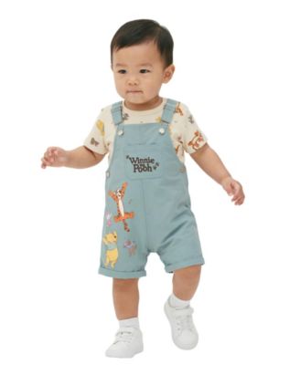 Baby Boys' Short-Sleeve T-Shirt and Shortall, 2-Piece Set