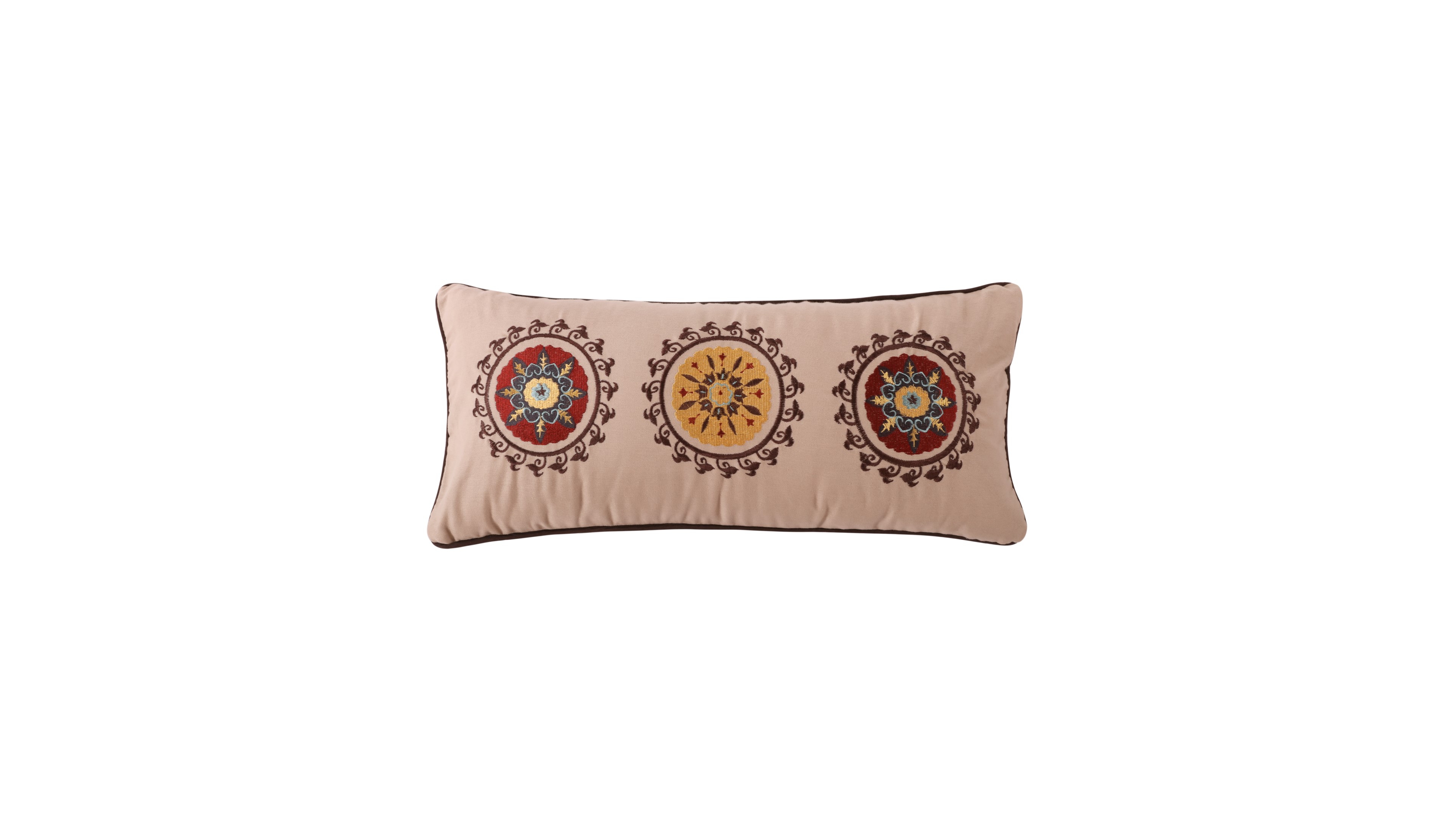 Greenland Home Fashions Andorra Decorative Pillow, 10" x 22"