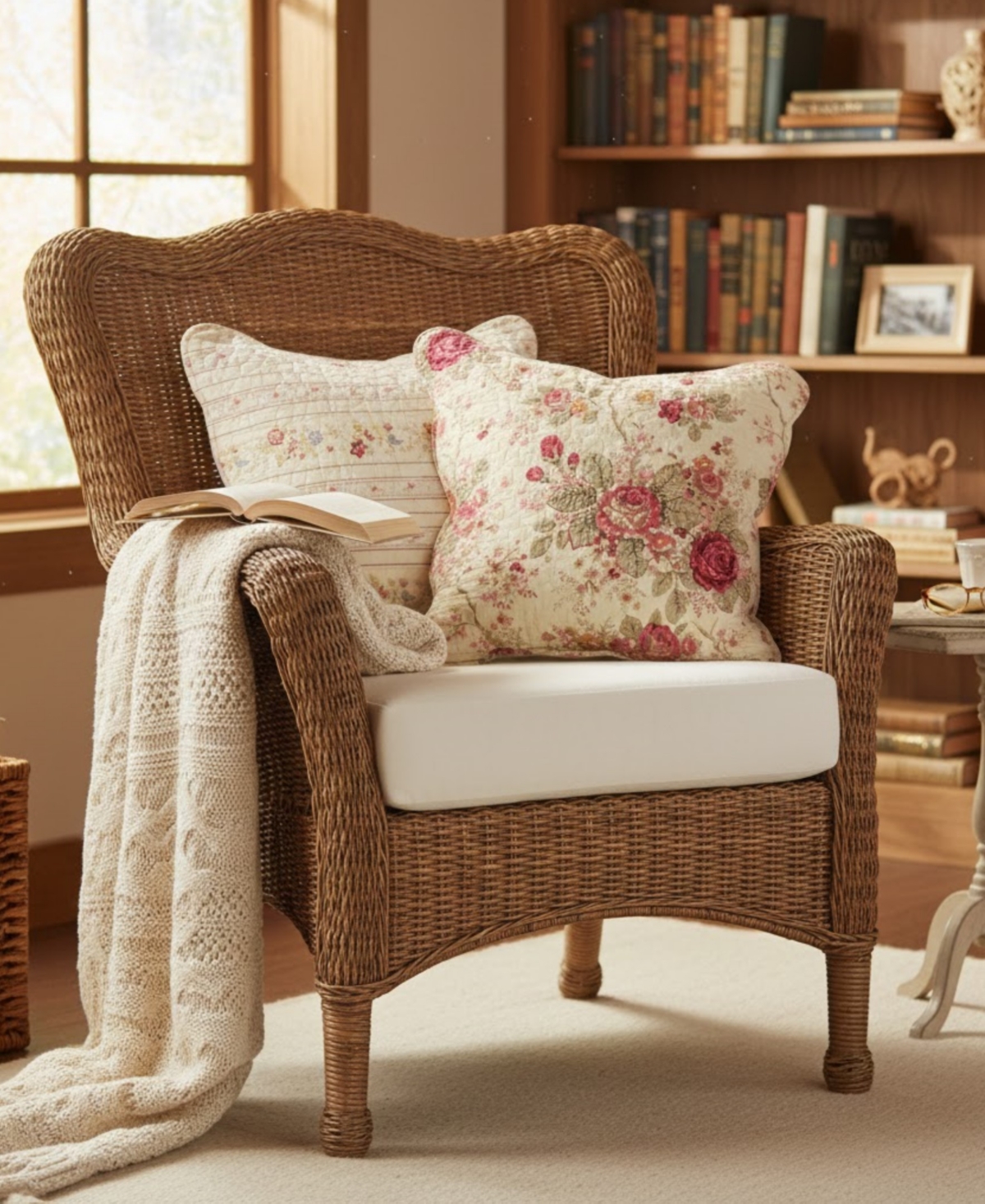 Greenland Home Fashions Antique 2-Pc. Decorative Pillows, 18" x 18"