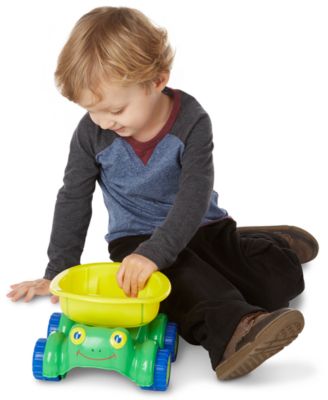 Melissa and Doug - Kids' Tapper Turtle Dump Truck