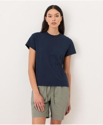Women's Organic Cotton Soft-Slub Essential Crewneck Tee