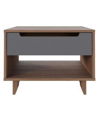 Nightstand 1-Drawer And Folding Door.