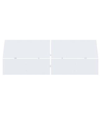 Panoramic Headboard, Queen, White