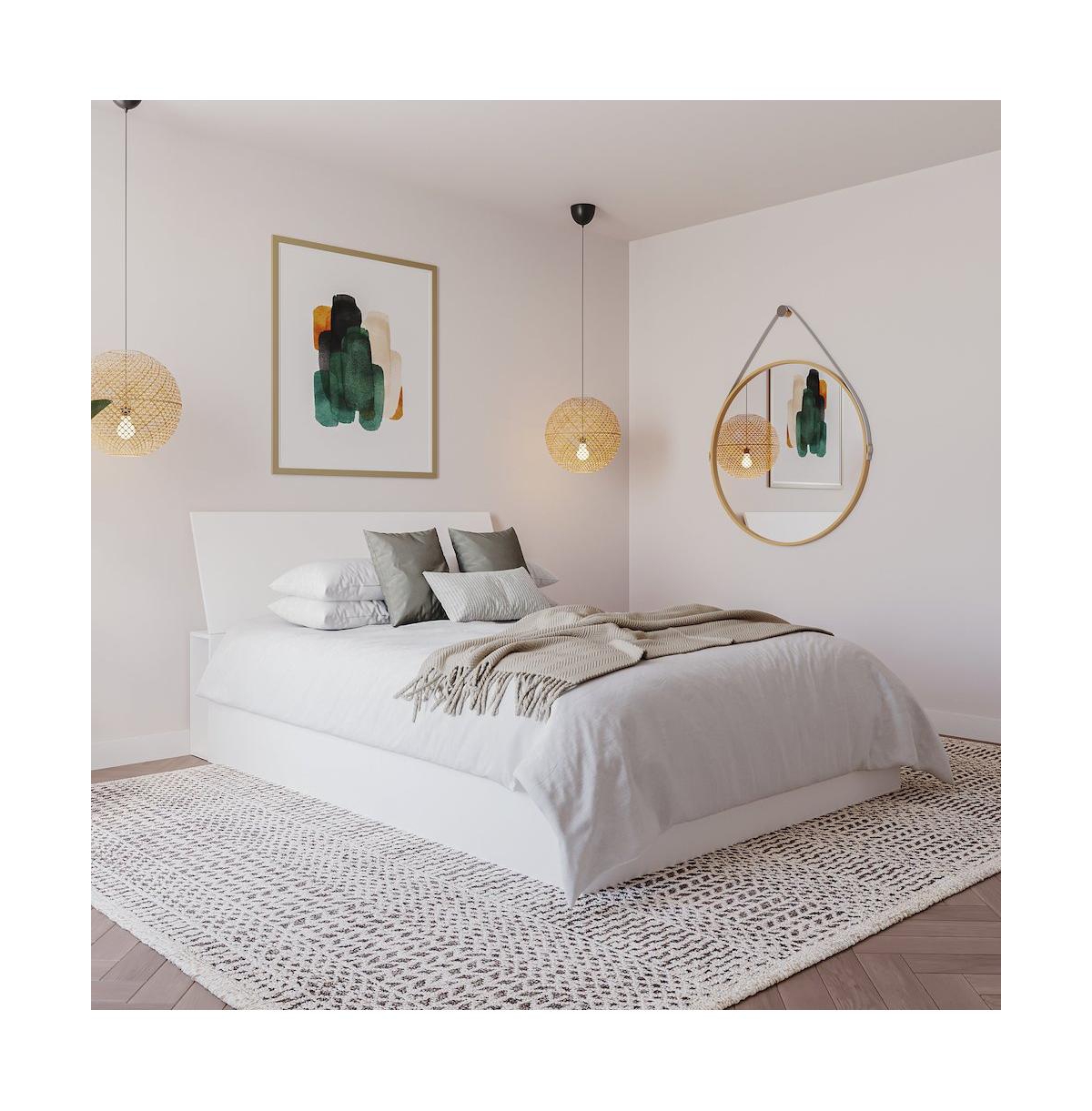 Nexera Storage Headboard