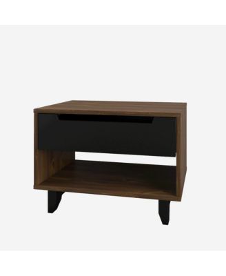 Nightstand 1-Drawer And Folding Door.