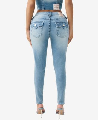 Women's Jennie Skinny Mid-Rise Retro Pocket Jeans