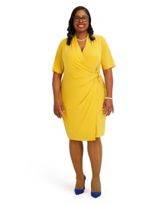 Women's V-Neck Midi Dress