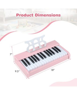 30-Key Kids Digital Piano with Music Stand, Ideal for 3+ Years Old Beginners