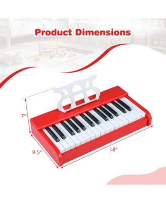 30-Key Kids Digital Piano with Music Stand, Ideal for 3+ Years Old Beginners