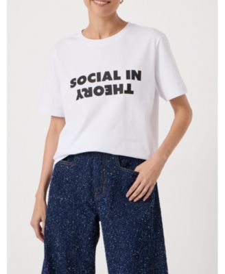 Women's Social In Theory Graphic T-Shirt