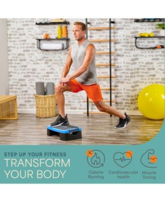 4-in-1 Balance Board & Step Platform – Adjustable Slant Board for Home Workouts, Non-Slip Design