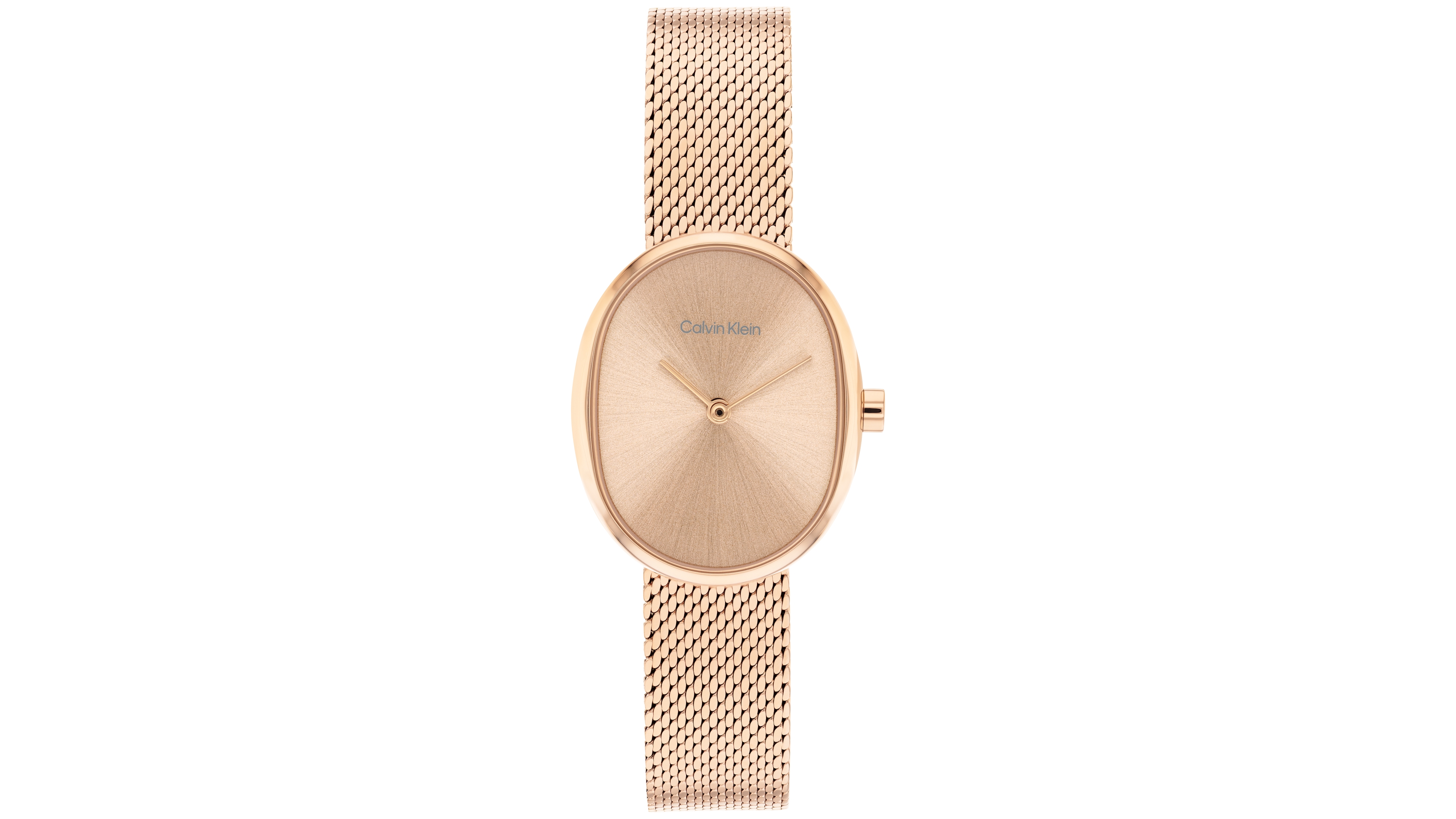 Calvin Klein Women's Euphoria Rose Gold Tone Stainless Steel Mesh Bracelet Watch, 23.2mm