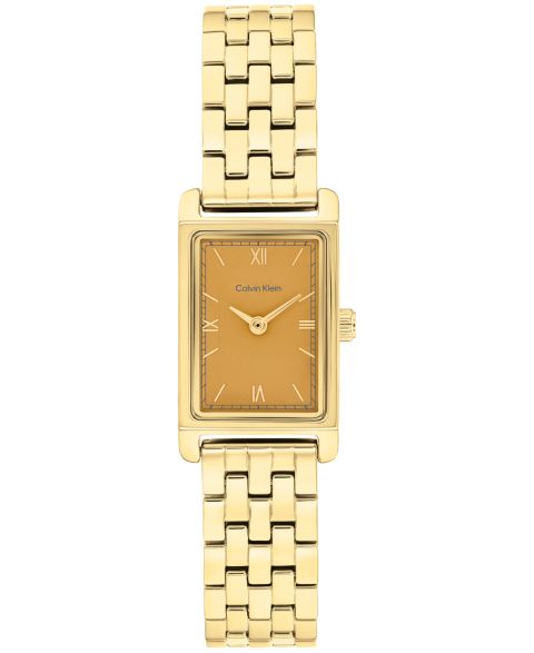 Женские часы Calvin Klein CK Light Gold Tone Stainless Steel Bracelet Watch, 16mm