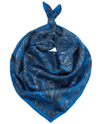 Paisley Bandana Small Square Scarf