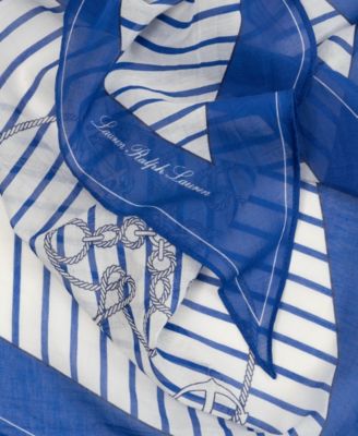 Nautical Stripe Large Diamond Scarf
